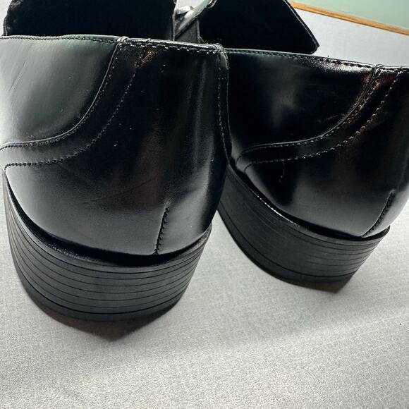 Stacy Adams Men's Loafer Adrian Size 11M Slip-On Bike Toe Bit Leather Suave - Picture 9 of 16